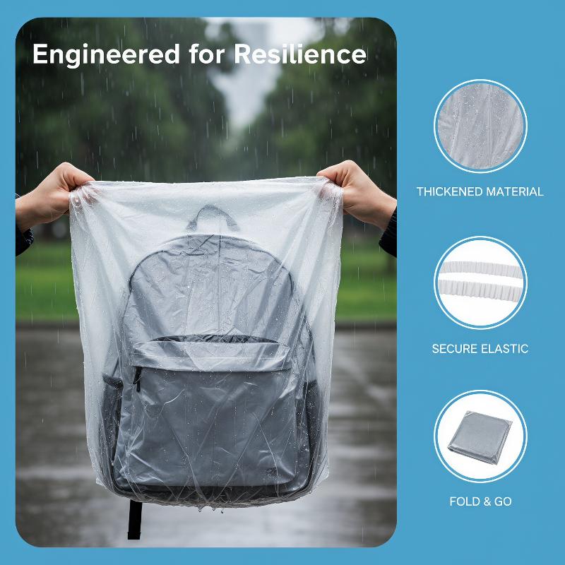 Cycling Commute Rain - Disposable Backpack Rain Covers 10 Pcs