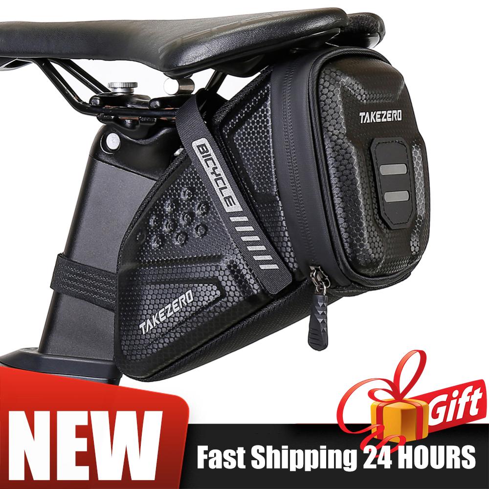 Saddle Bag Under Seat - Bicycle Tail Bag 1L EVA Hard