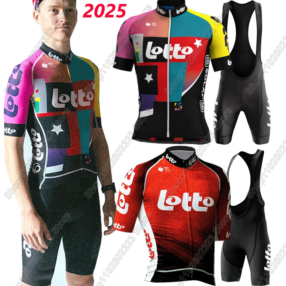 Cycling Commute Shorts - Lotto team 2025 cycling jersey set