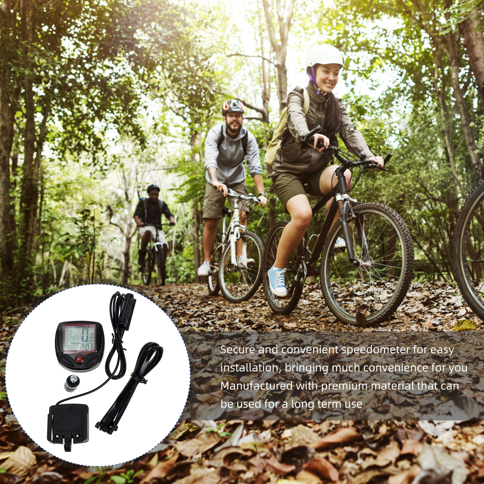 Cycling Commute Training - 1Set Professional Bike Speedometer Waterproof Plastic