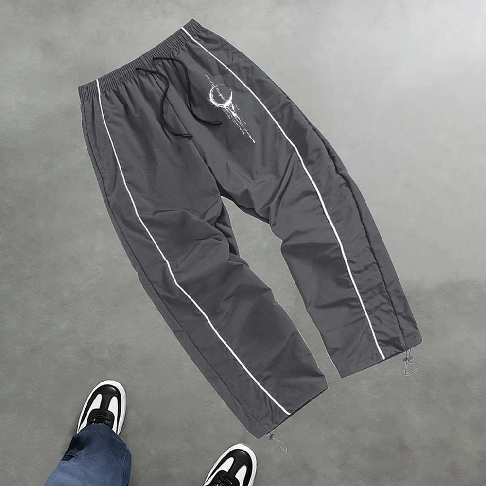 Cycling Commute Training - Men's Trendy Crescent Print Casual Sports