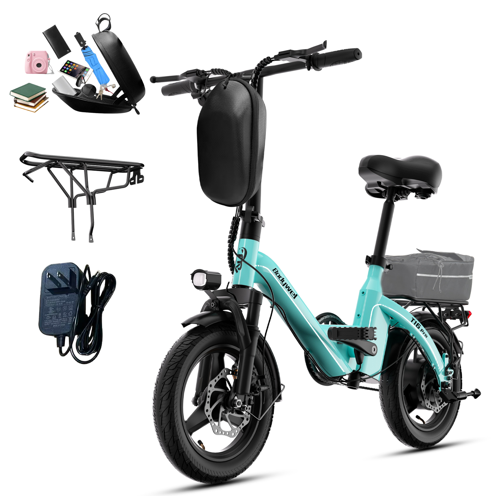Commuter Biking - Folding Electric Bike 400W for Adults,