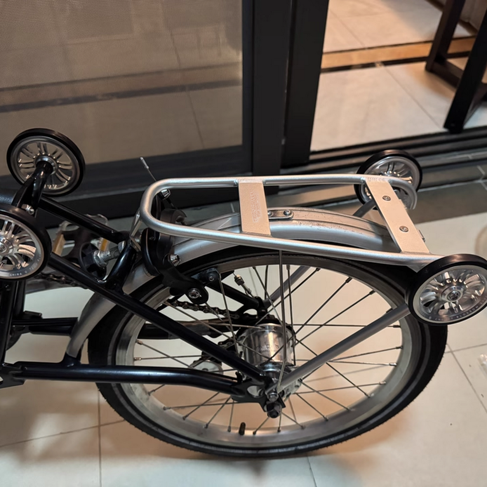 Cargo Rack Aluminum - Unionjack Aluminum Rear Rack for Brompton