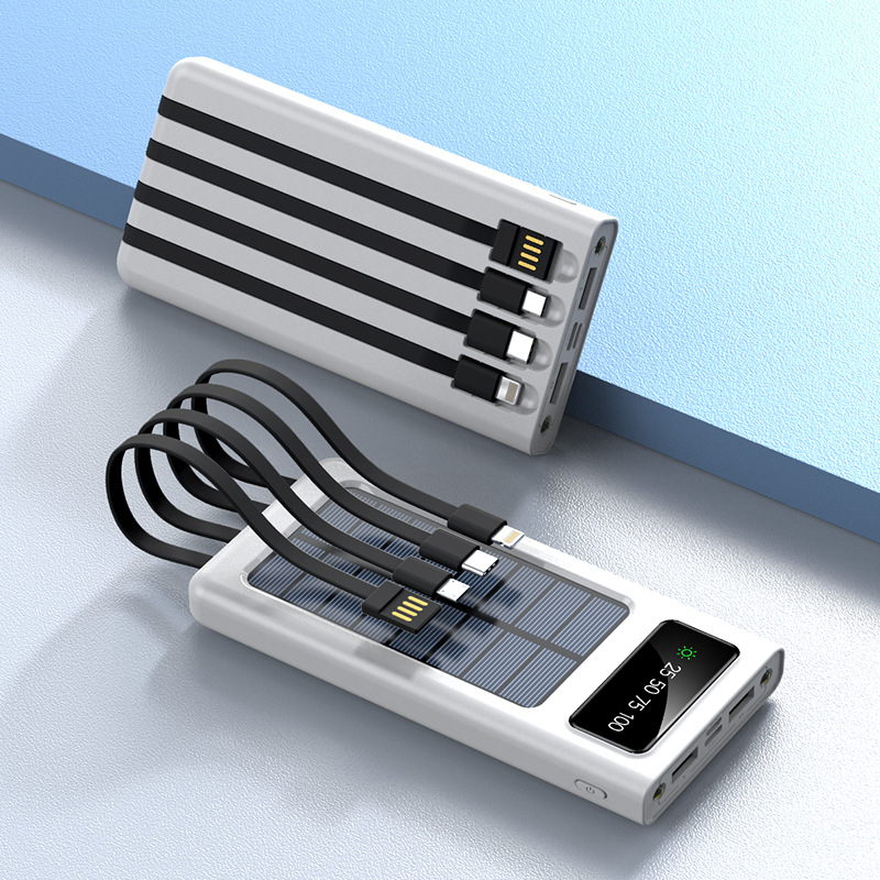 Usb Charger Dynamo - Solar Power Bank with Built in
