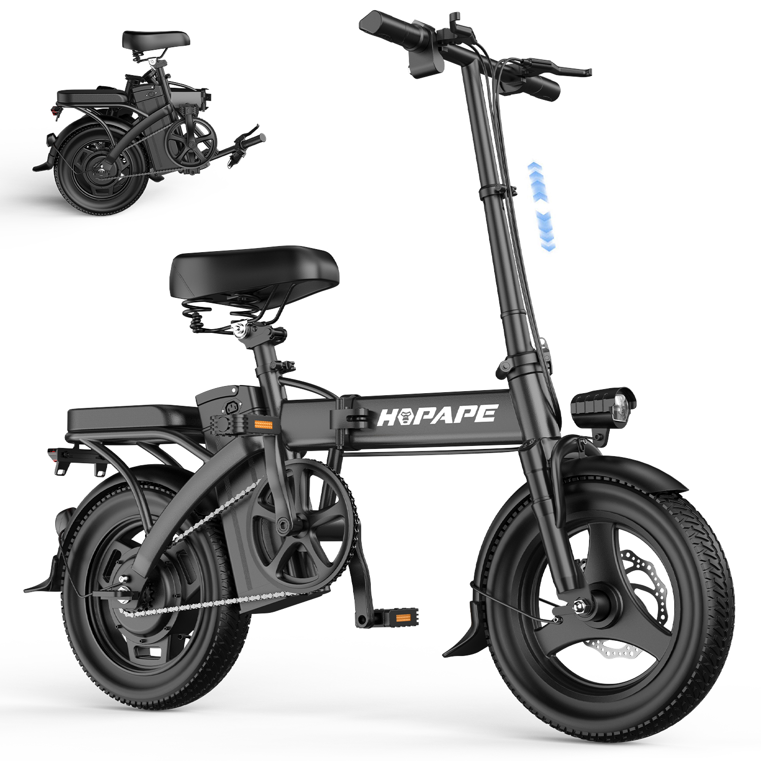 Commuter Biking - Folding Electric Bike for Adults, 750W