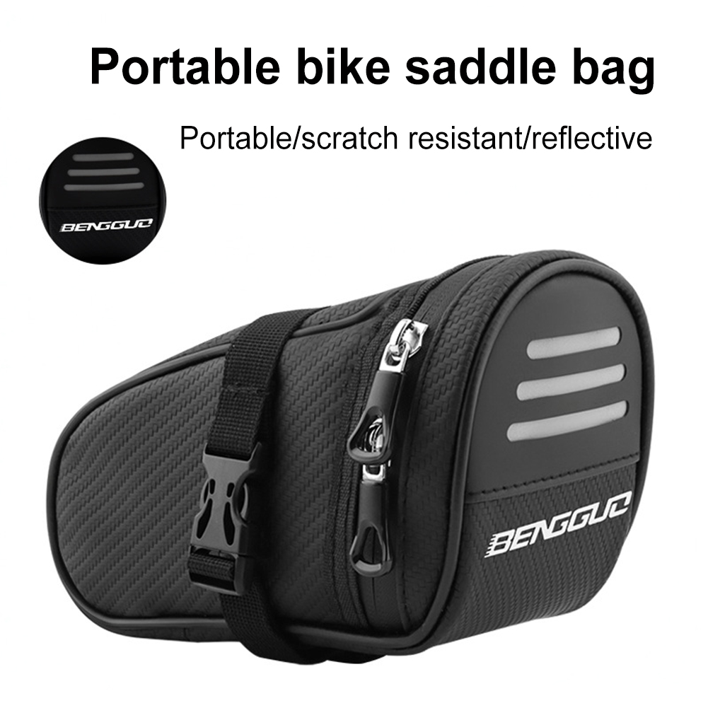 Saddle Bag Under Seat - 1L Bike Saddle Bag Waterproof Ultralight