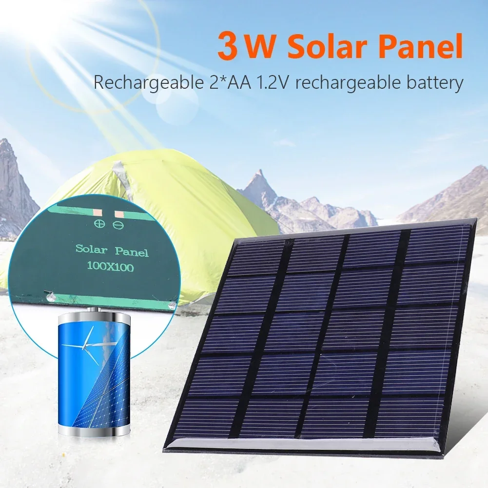 Usb Charger Dynamo - Solar Panel 3W 5V Solar Board
