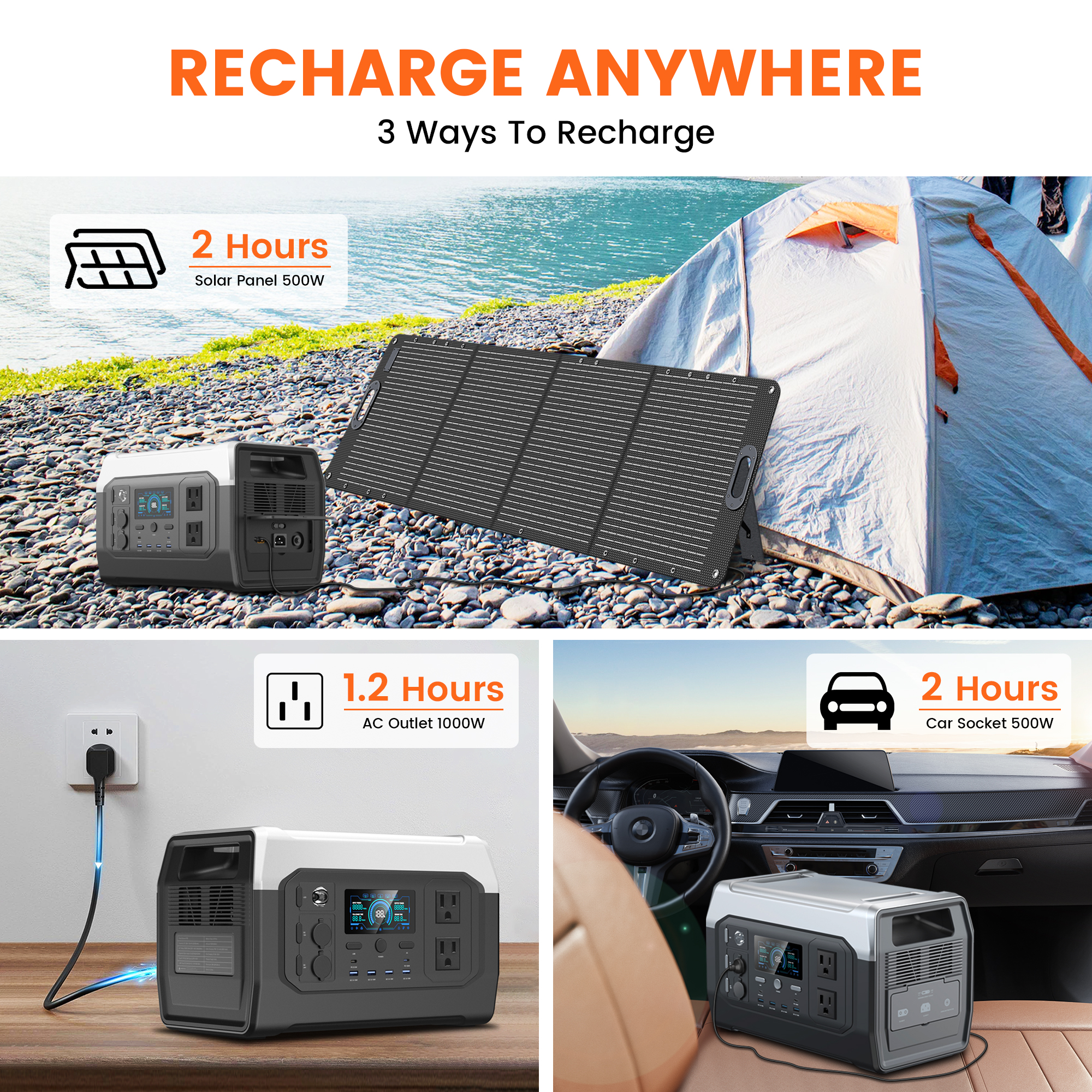 CTOLITY 1800W Portable Power S - Usb Charger Dynamo ulasan dan harga