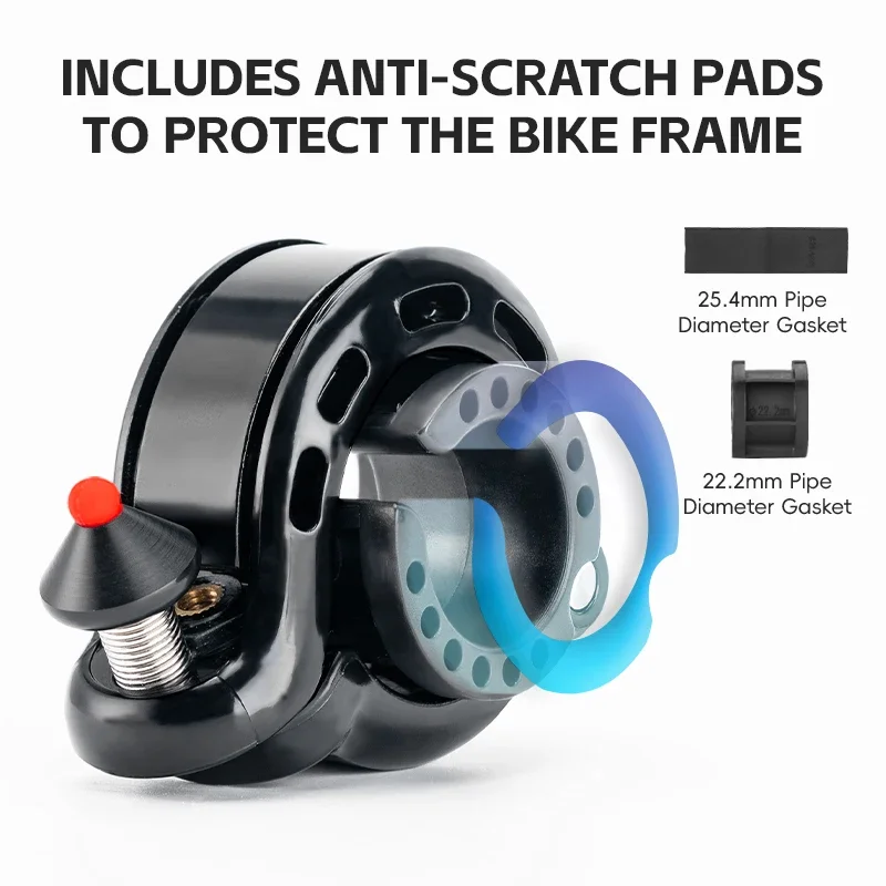 ROCKBROS Bike Bell Cycling Lou - Bell Handlebar Ring ulasan dan harga