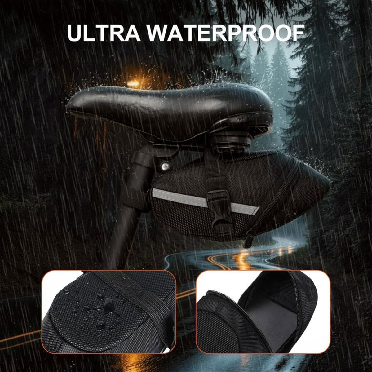 B72ABG 2 Pack Bike Seat Bag, B - Saddle Bag Under Seat ulasan dan harga