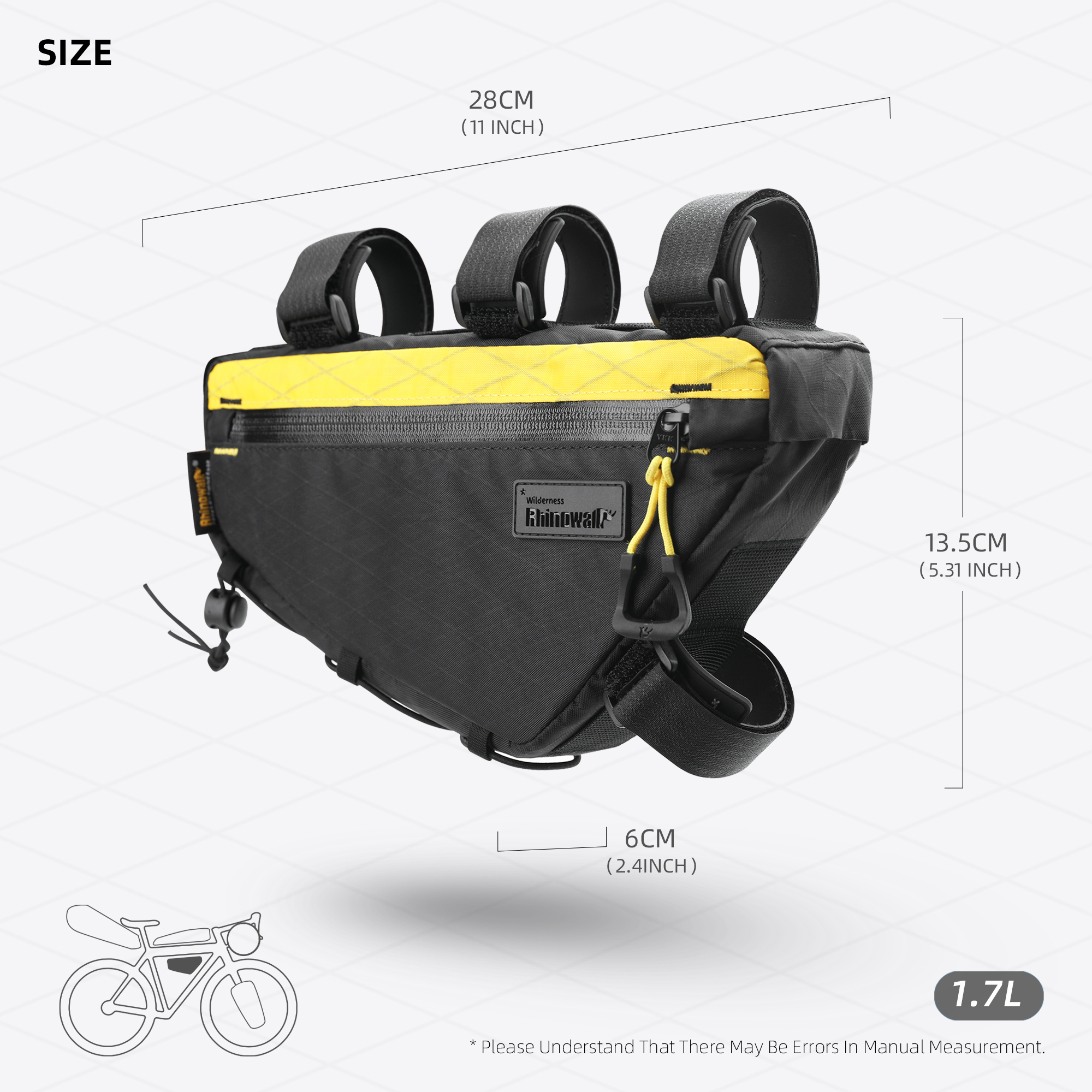Rhinowalk Bicycle Triangle Bag - Cycling Journey ulasan dan harga
