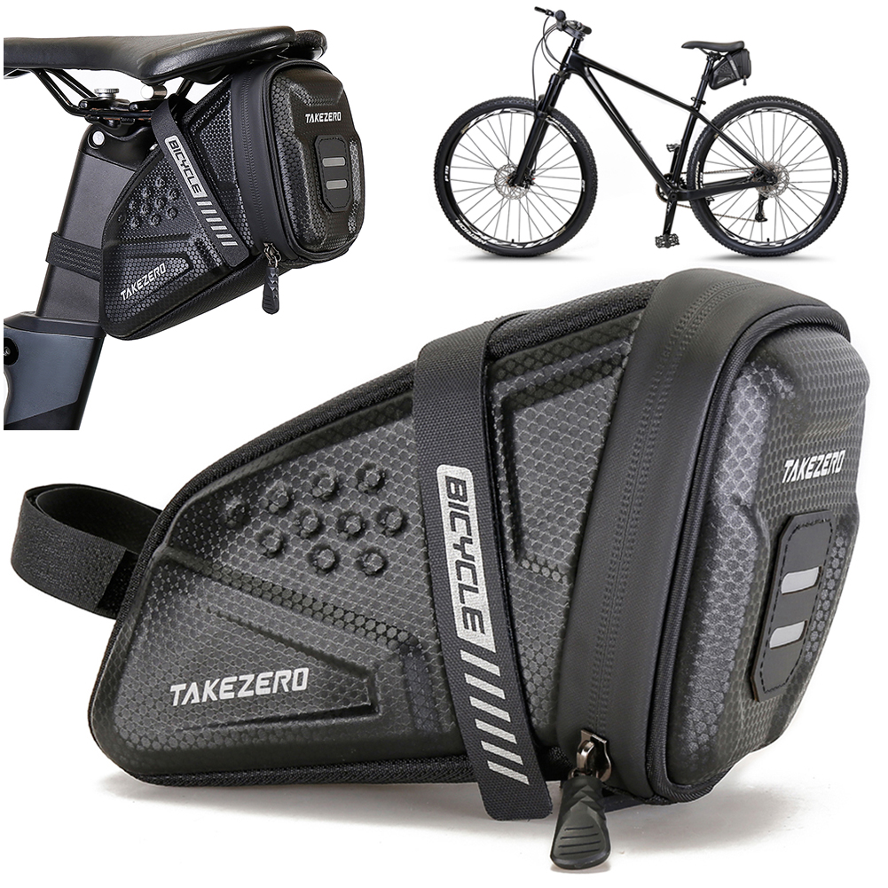 Bicycle Tail Bag 1L EVA Hard S - Saddle Bag Under Seat ulasan dan harga