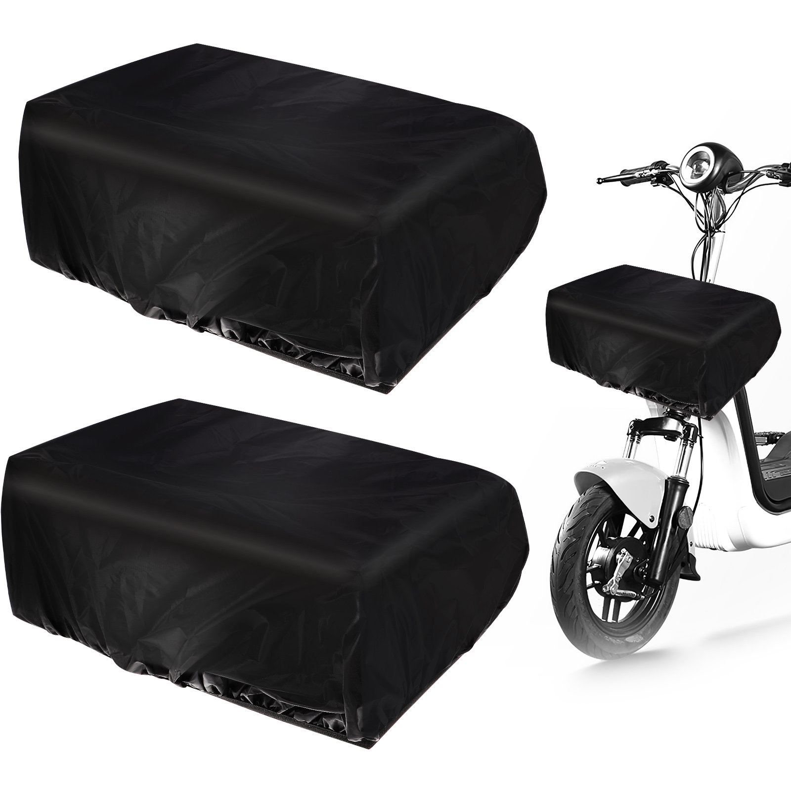 2Pcs Bike Basket Protective Co - Cycling Commute Rain ulasan dan harga