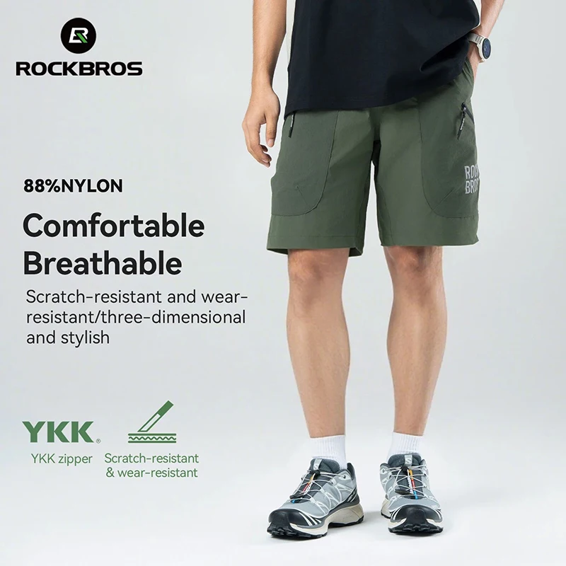 ROCKBROS Men's Quick-Dry Breat - Cycling Shorts For Commute ulasan dan harga