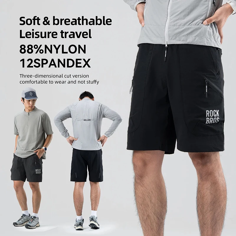 ROCKBROS Men's Quick-Dry Breat - Cycling Shorts For Commute ulasan dan harga