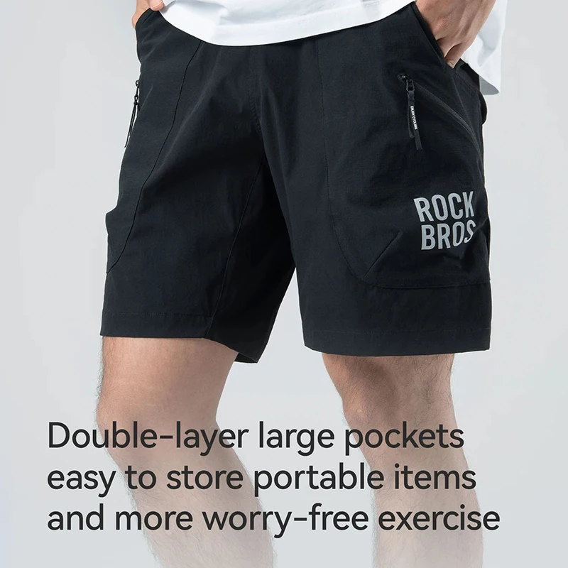 ROCKBROS Men's Quick-Dry Breat - Cycling Shorts For Commute ulasan dan harga