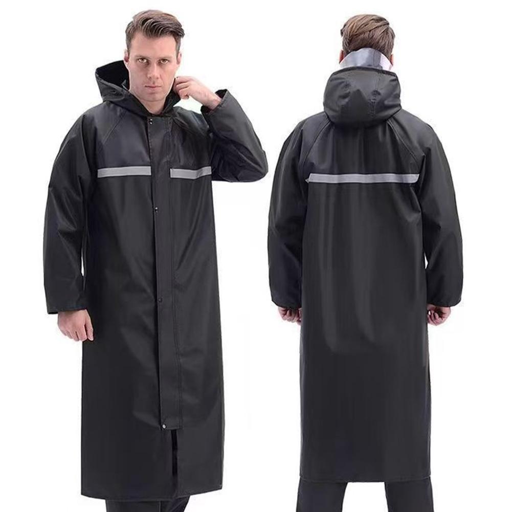 Unisex Full-Body Raincoat with - Cycling Commute Rain ulasan dan harga