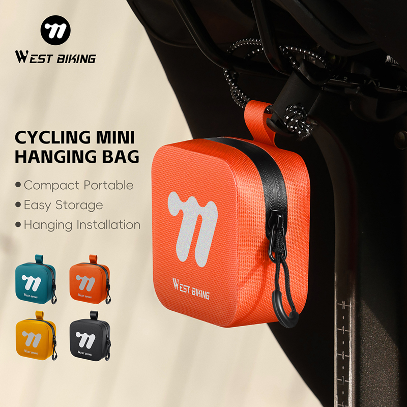 WEST BIKING Mini Bike Saddle B - Saddle Bag Under Seat ulasan dan harga