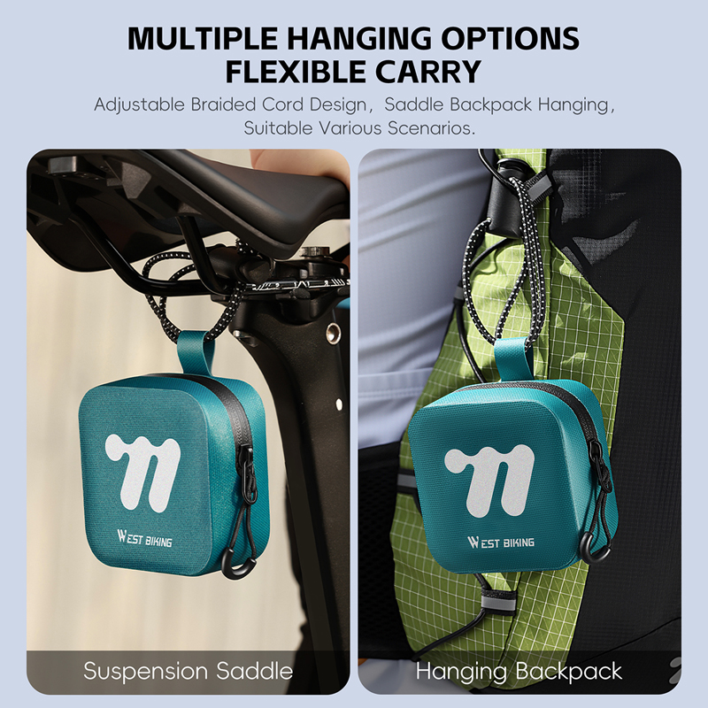 WEST BIKING Mini Bike Saddle B - Saddle Bag Under Seat ulasan dan harga