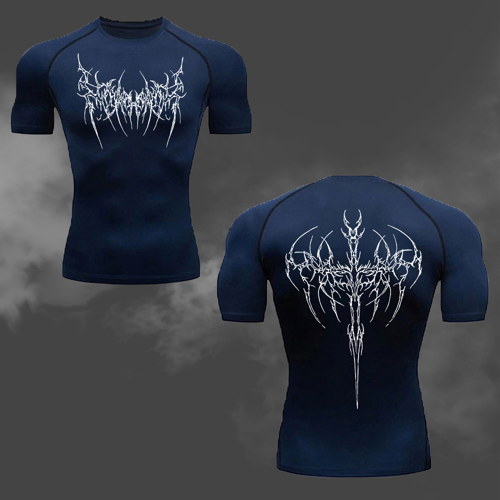 Men's Compression T-Shirt Goth - Cycling Commute Training ulasan dan harga