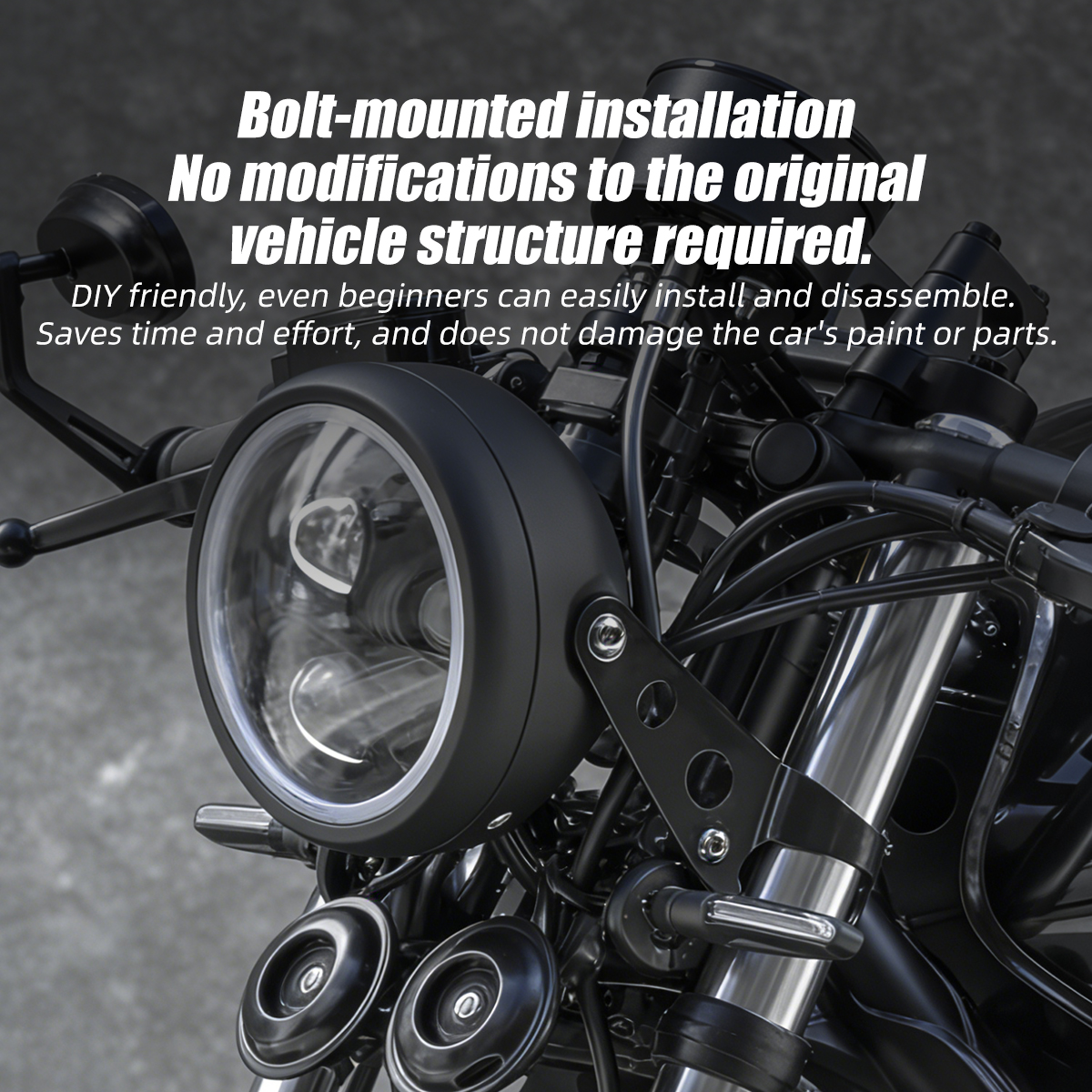 Universal Motorcycle Headlight - Cycling In City ulasan dan harga