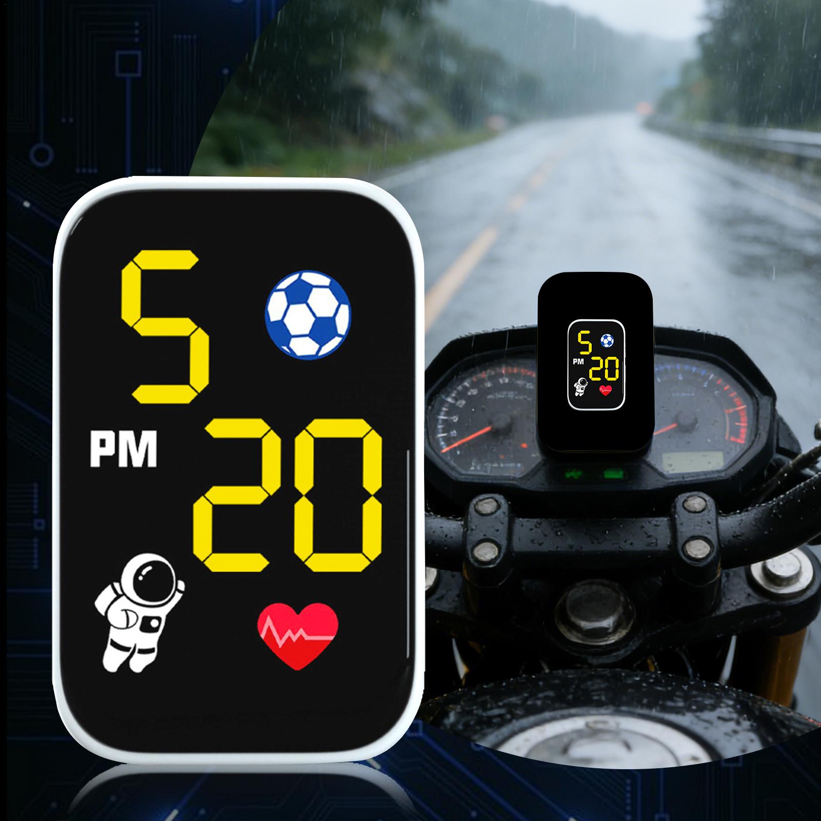 Mini Motorcycle Clock Waterpro - Cycling In City ulasan dan harga
