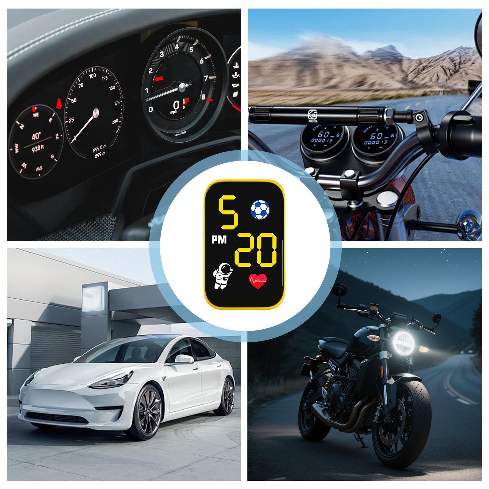 Mini Motorcycle Clock Waterpro - Cycling In City ulasan dan harga