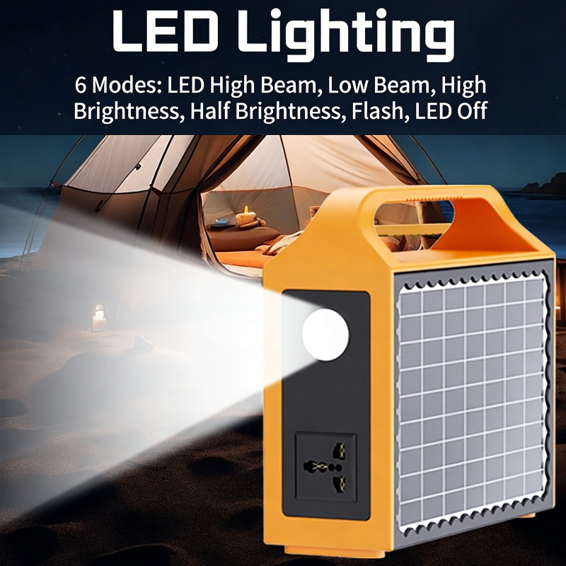 150W Portable Solar Power Stat - Usb Charger Dynamo ulasan dan harga