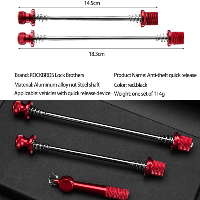 ROCKBROS Bike Quick Release Bi - Dynamo Hub Front ulasan dan harga