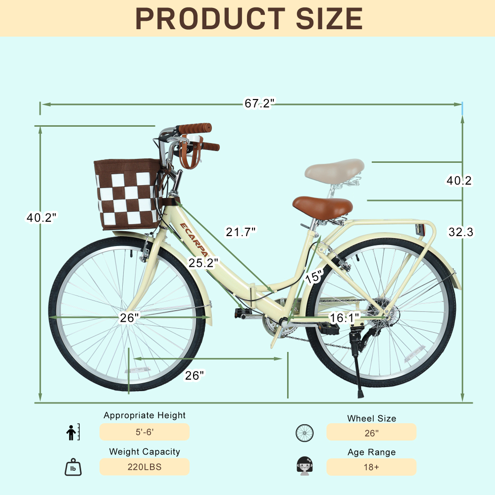 A26285B 26 Inch Folding City B - Commuter Biking ulasan dan harga