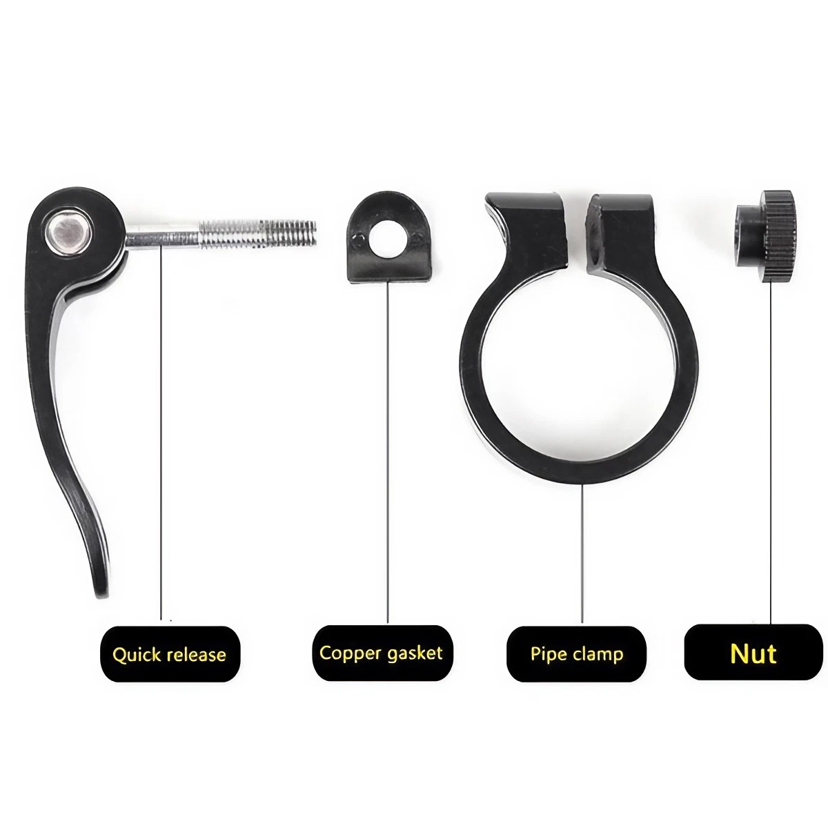 Aluminum Alloy Quick Release B - Commuting By Bike ulasan dan harga