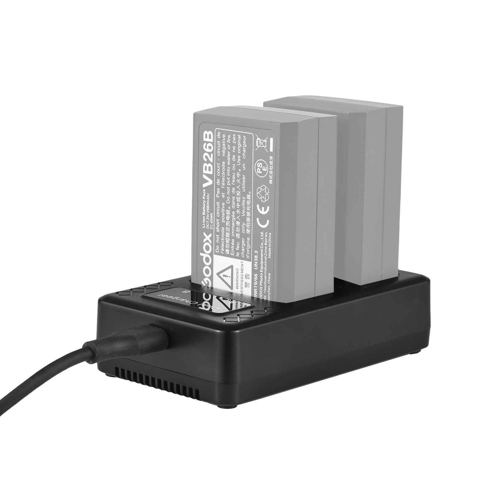 Portable 2-slot Battery Charge - Usb Charger Dynamo ulasan dan harga