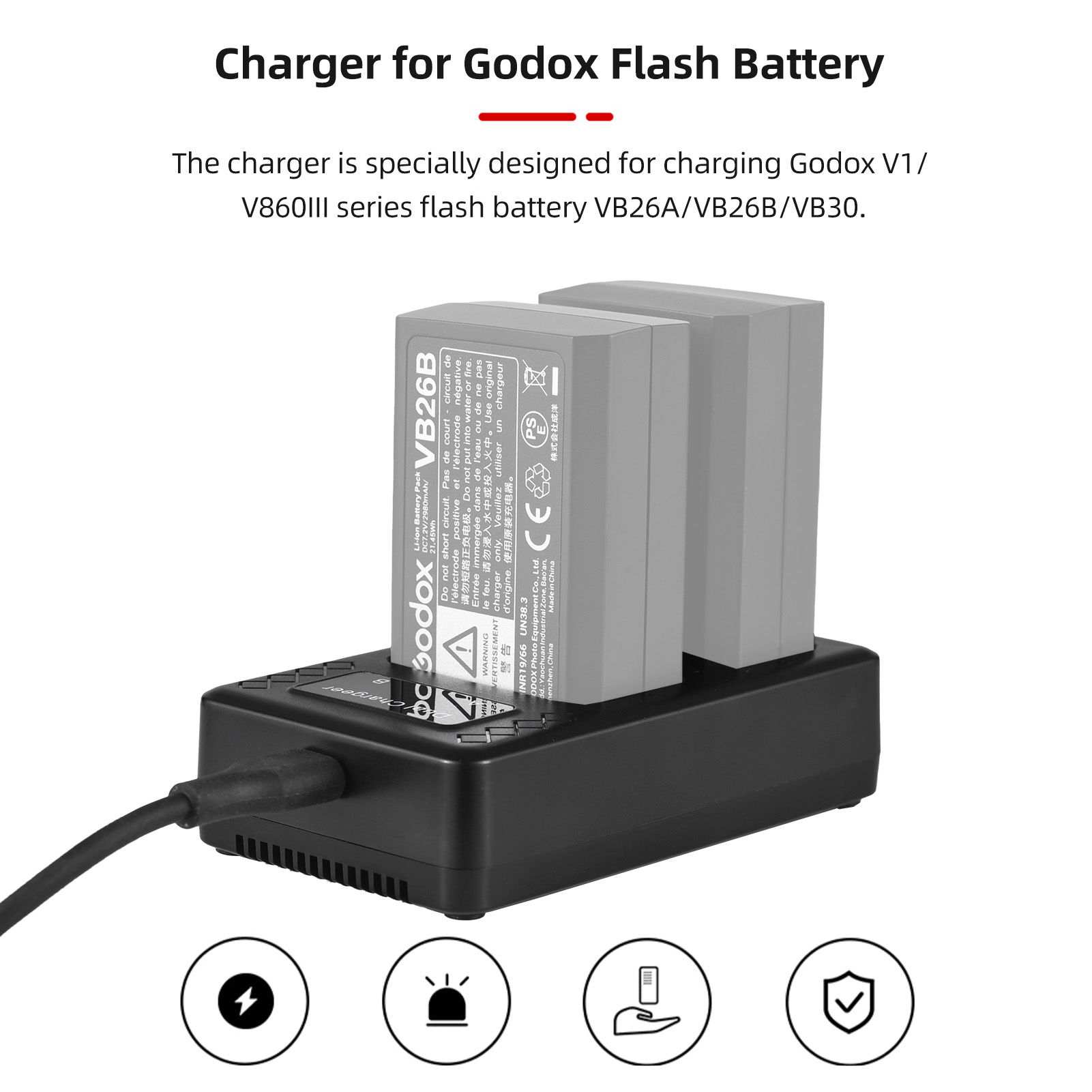 Portable 2-slot Battery Charge - Usb Charger Dynamo ulasan dan harga