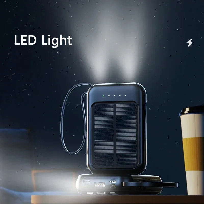 Power bank 50000mah Solar Powe - Usb Charger Dynamo ulasan dan harga