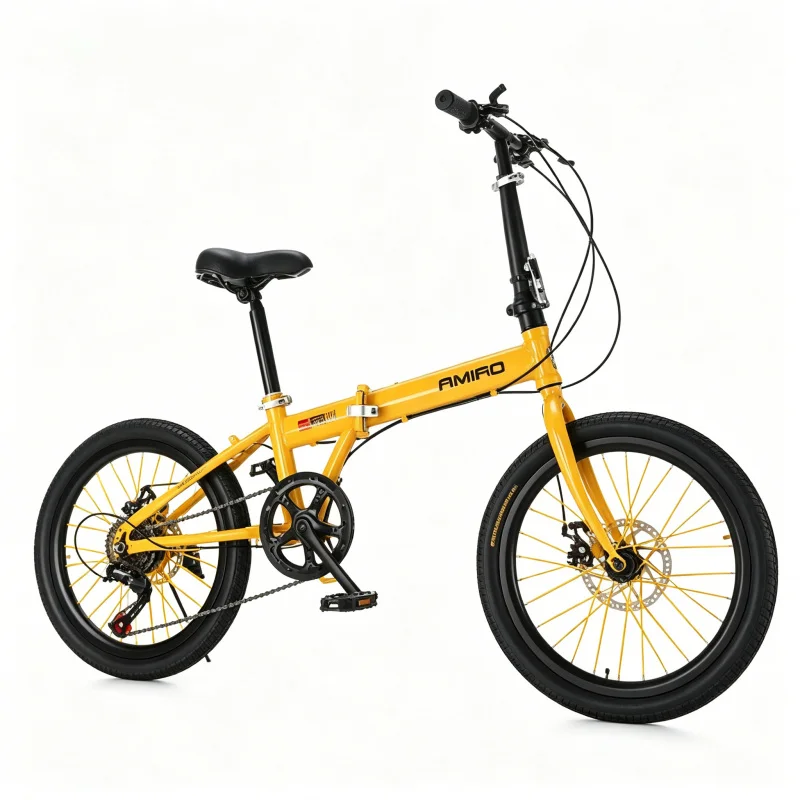 20 Inch Yellow Spoke Wheel Fol - Commuter Biking ulasan dan harga