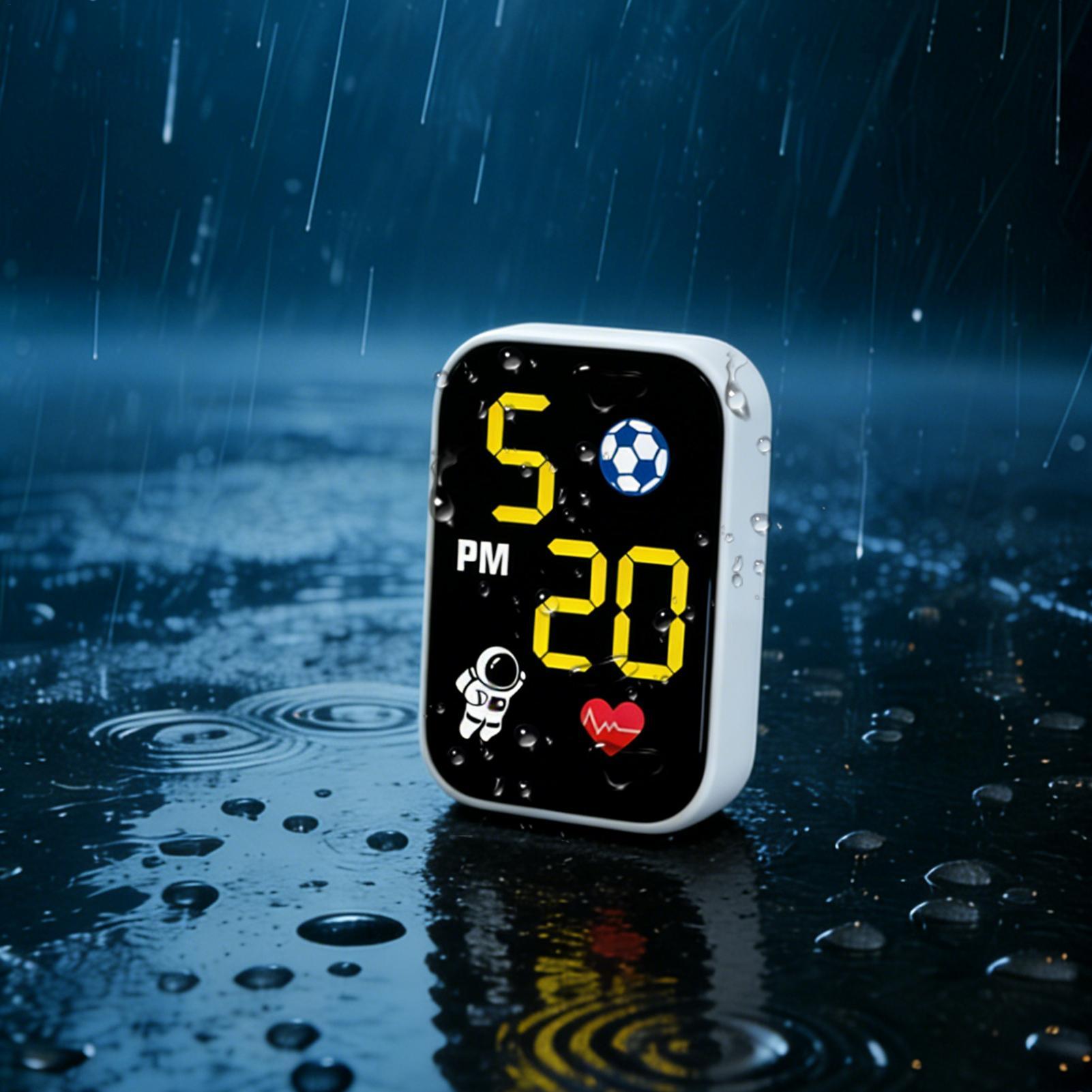Motorbike Digital Clock Small  - Cycling In City ulasan dan harga
