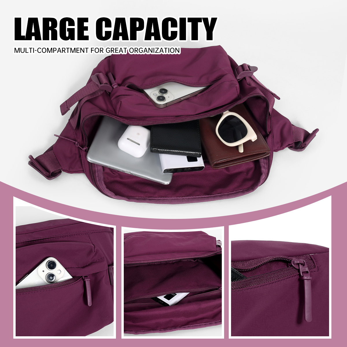 Men's Single-Shoulder Crossbod - Cycling Commute ulasan dan harga