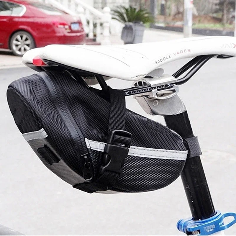 Reflective Strip Bike Saddle U - Saddle Bag Under Seat ulasan dan harga