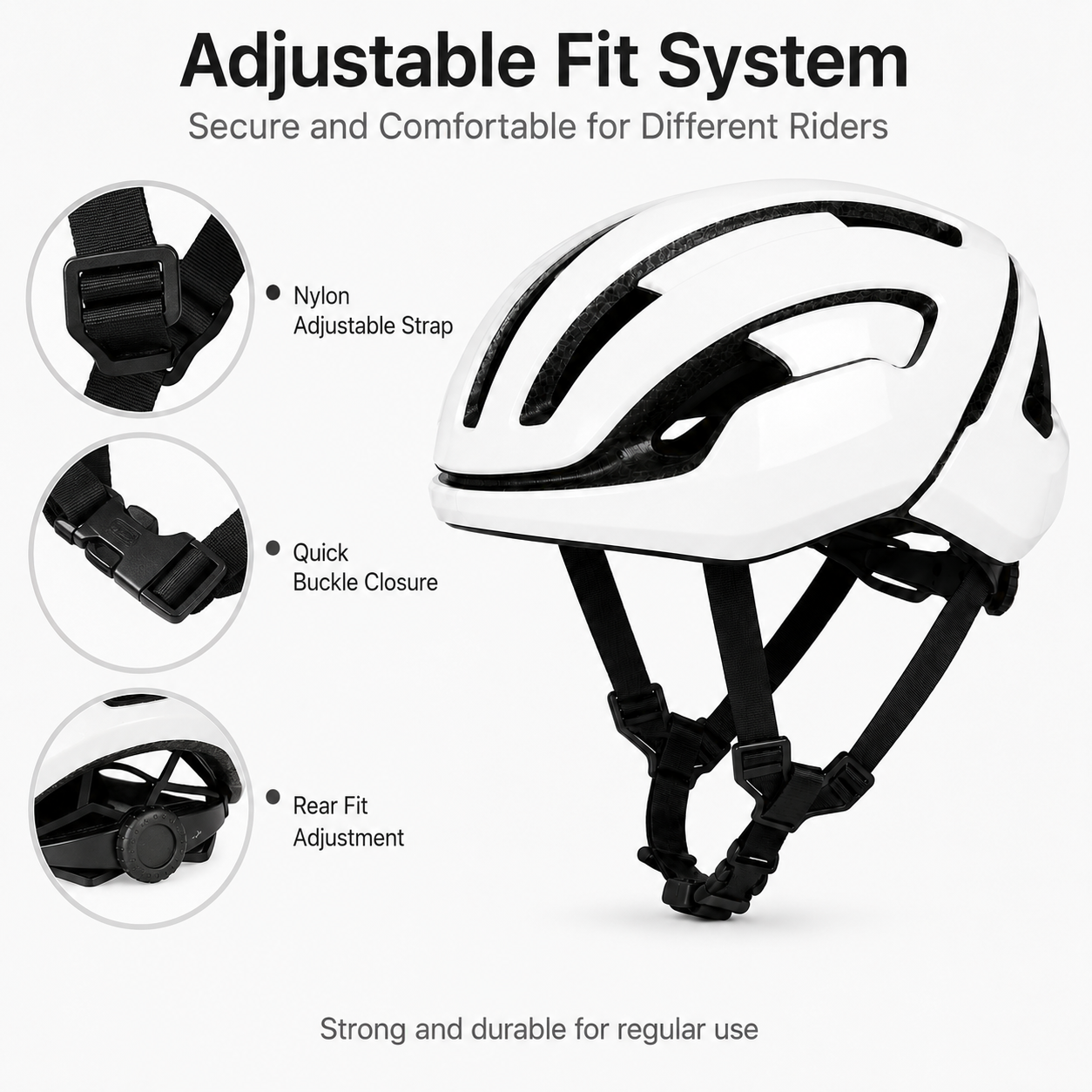 Road Cycling Helmet 54-60cm Li - Cycling Commute Training ulasan dan harga
