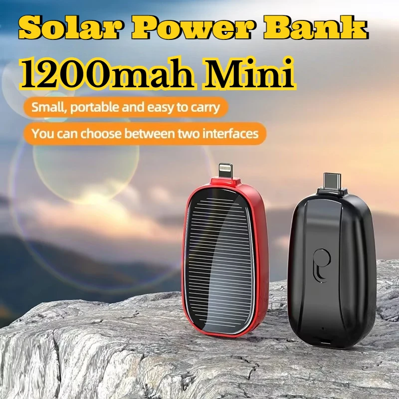 1200mAh Solar Mini Power Bank  - Usb Charger Dynamo ulasan dan harga
