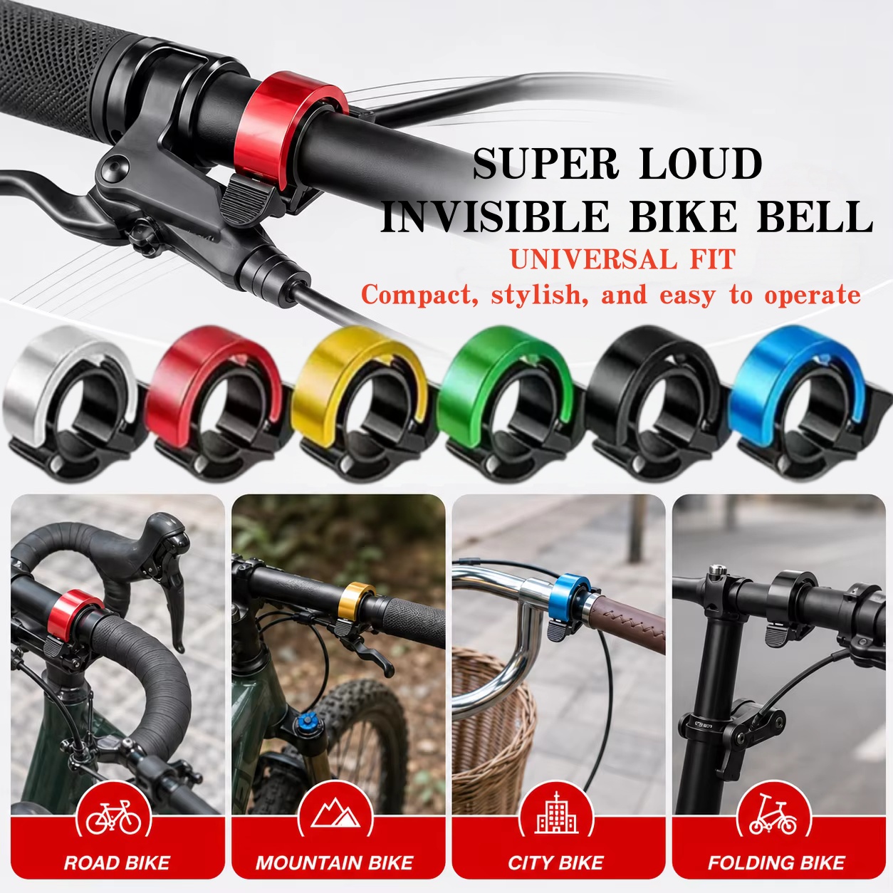 Alloy Bike Bell Loud Clear Sou - Bell Handlebar Ring ulasan dan harga