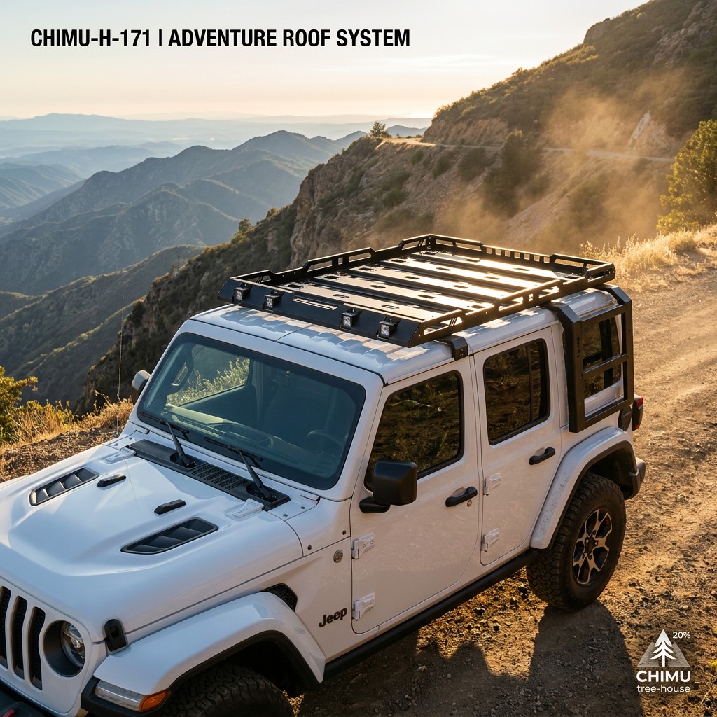 【CHIMU HOME】 for Wrangler JL J - Cargo Rack Aluminum ulasan dan harga
