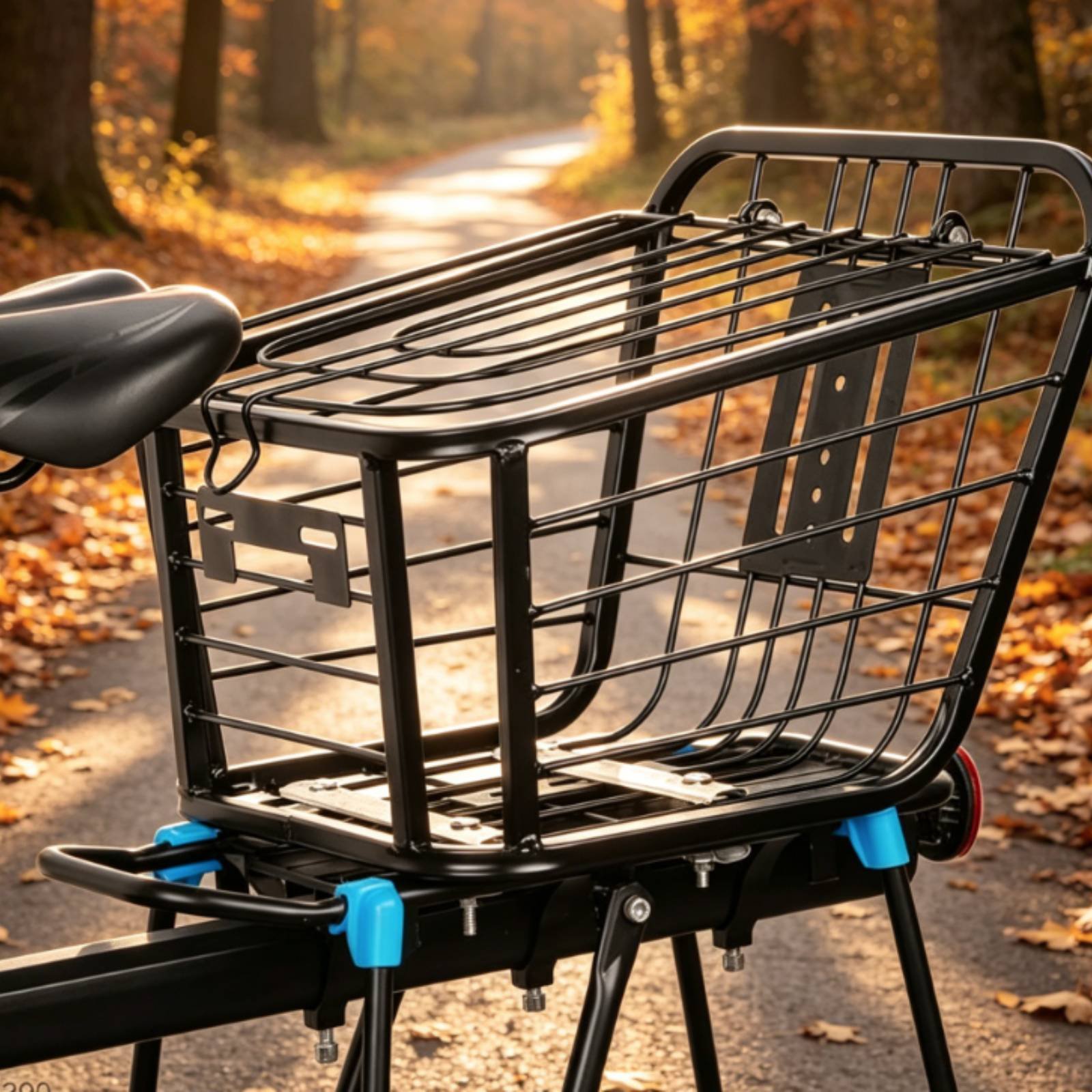 Folding Rear Bike Basket Folda - Cycling Commute ulasan dan harga