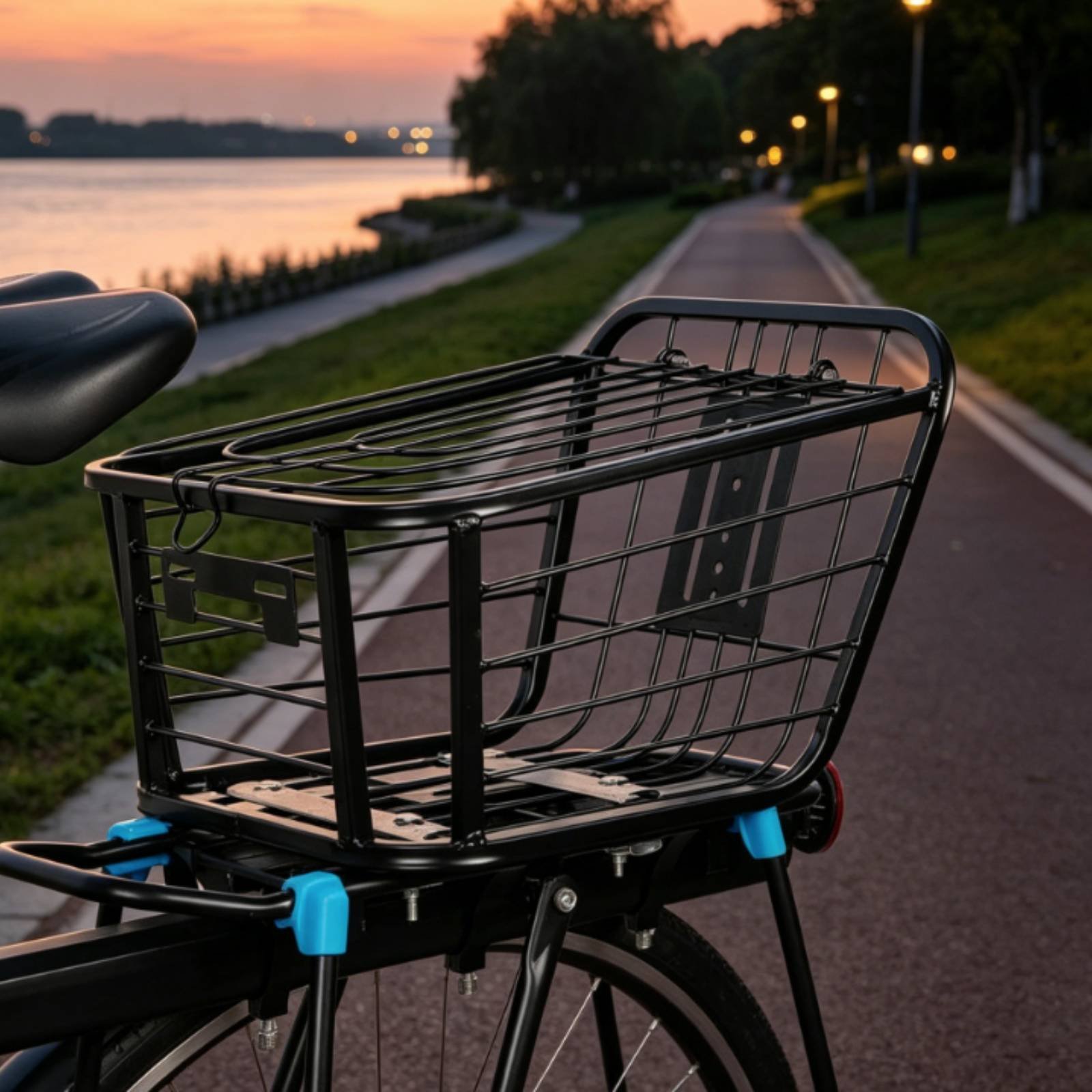 Folding Rear Bike Basket Folda - Cycling Commute ulasan dan harga