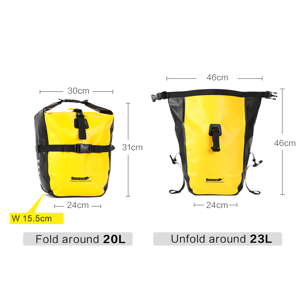 Rhinowalk 20L Bicycle Pannier  - Cycling Journey ulasan dan harga