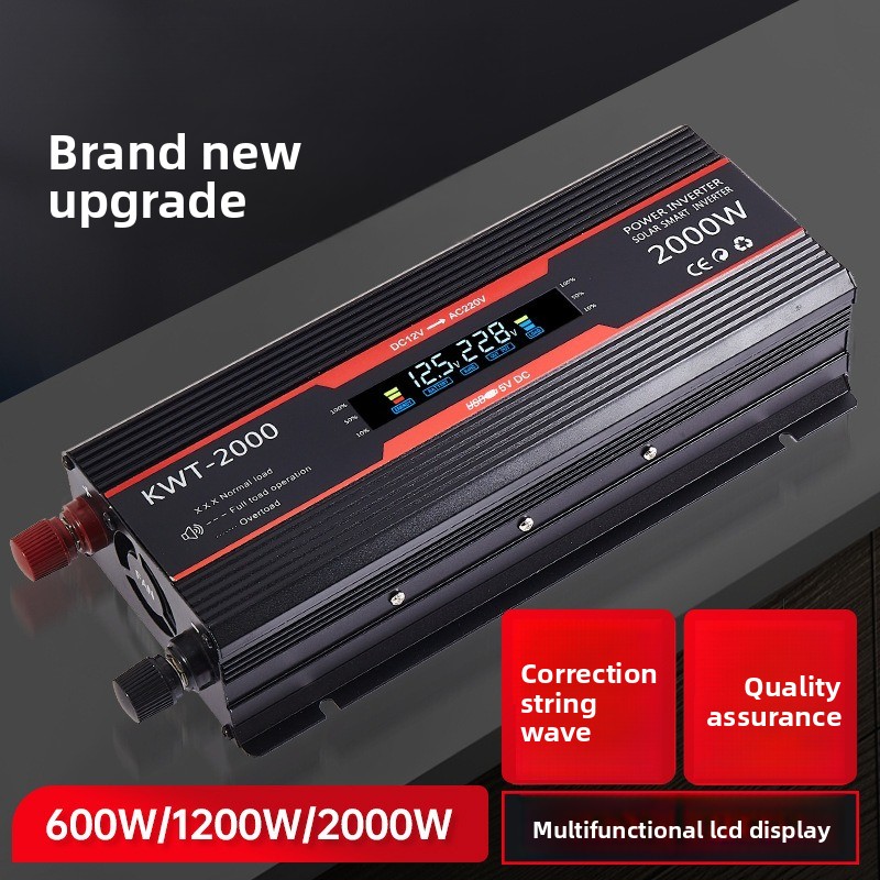 Inverter 12v 220v Solar Invert - Usb Charger Dynamo ulasan dan harga