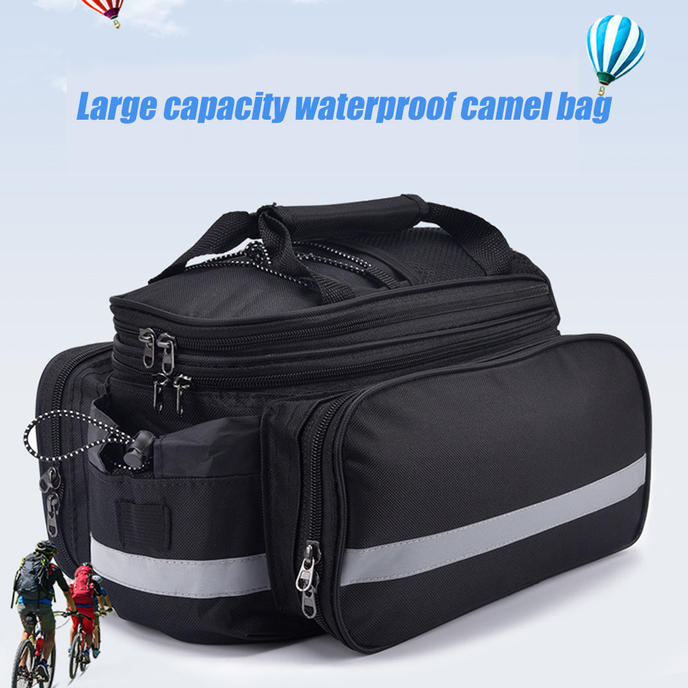 1pcs Bicycle Trunk Bag Bike Re - Cycling Commute Rain ulasan dan harga