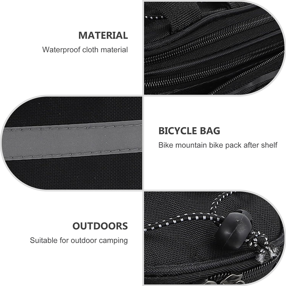 1pcs Bicycle Trunk Bag Bike Re - Cycling Commute Rain ulasan dan harga