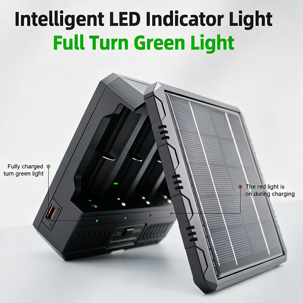 PHOMAX 4 Slot Battery Solar Ch - Usb Charger Dynamo ulasan dan harga