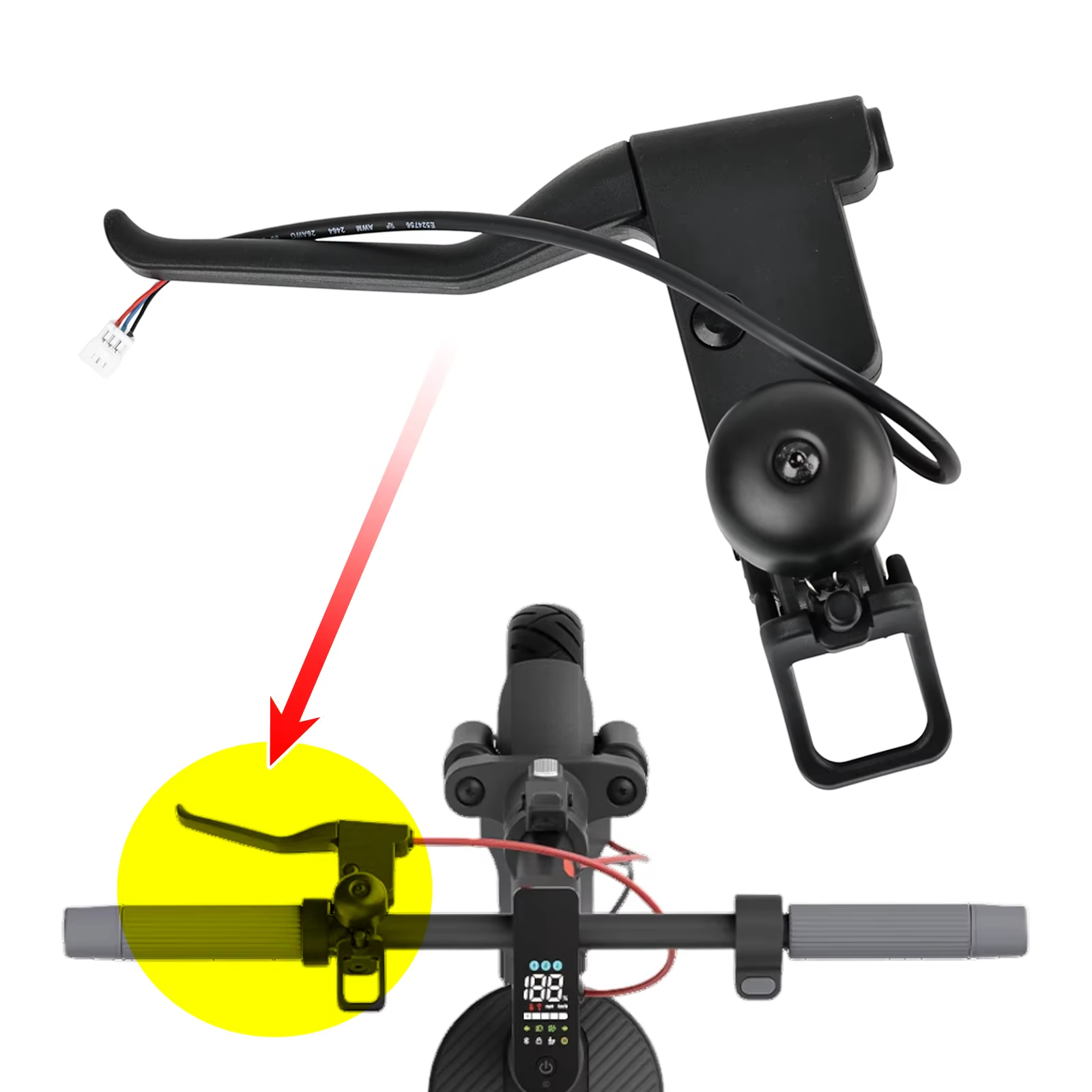 Brake Lever For Xiaomi 5 / 5 M - Bell Handlebar Ring ulasan dan harga
